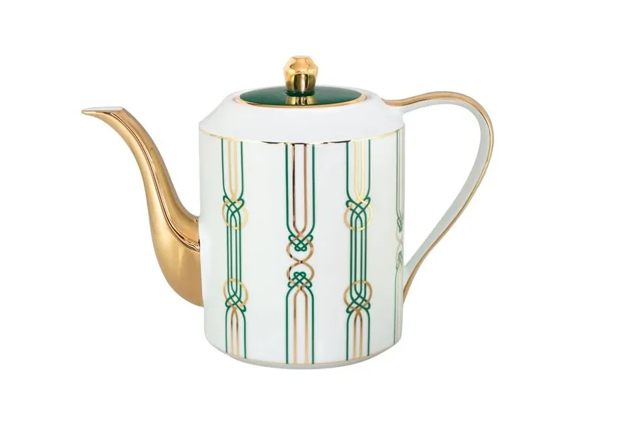 obrazek 1 Luksusowy dzbanek porcelanowy do kawy lub herbaty