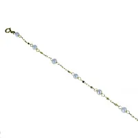 Zdjęcie Elegancka bransoletka z perełkami 14 cm
