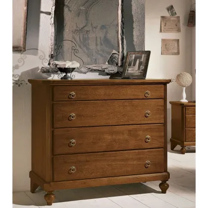 Zdjęcie Włoska komoda z 4 szufladami w klasycznym stylu - Zanini