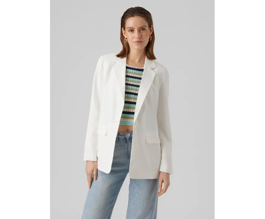 obrazek 1 Vero Moda Marynarka Carmen 10287190 Biały Box Fit