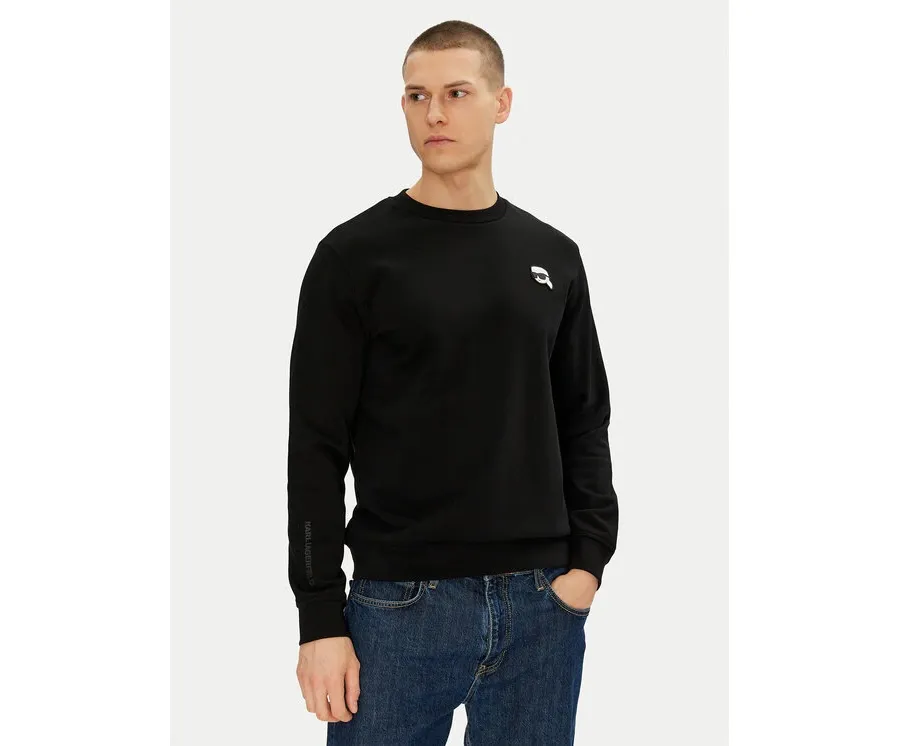 obrazek 1 KARL LAGERFELD Bluza 705710 500900 Czarny Regular Fit