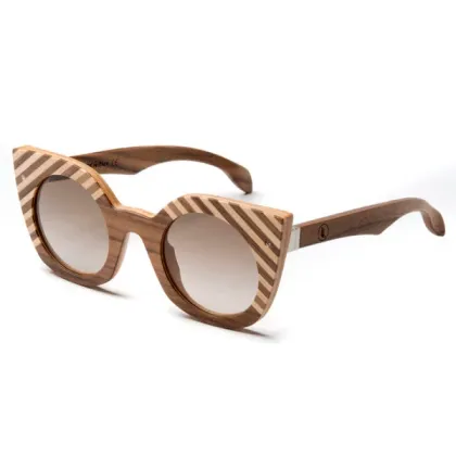 Zdjęcie Włoskie, ekskluzywne okulary dla niej, z drewna - Legno Light