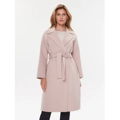 Zdjęcie Liu Jo Płaszcz wełniany CF3003 T3540 Różowy Regular Fit