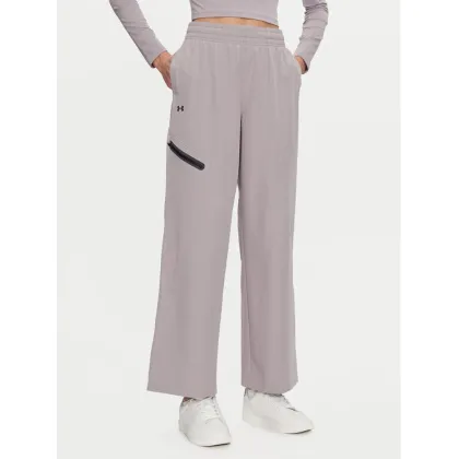 Zdjęcie Under Armour Spodnie materiałowe Unstoppable 1388857 Szary Wide Leg
