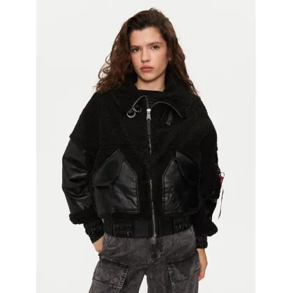 Zdjęcie Alpha Industries Kurtka bomber 148001 Czarny Relaxed Fit