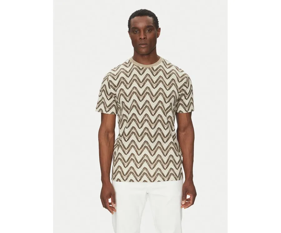 obrazek 1 Liu Jo T-Shirt QA5161 J7734 Brązowy Regular Fit