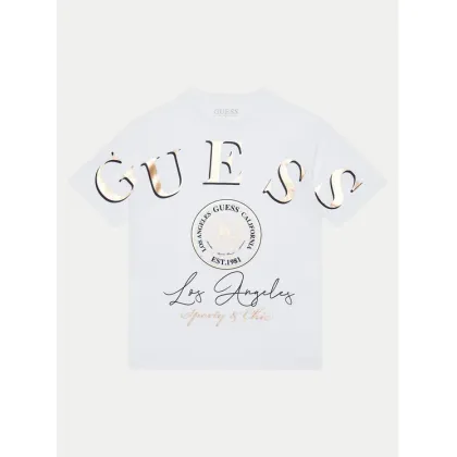 Zdjęcie Guess T-Shirt J5RI28 K8HM4 Biały Regular Fit