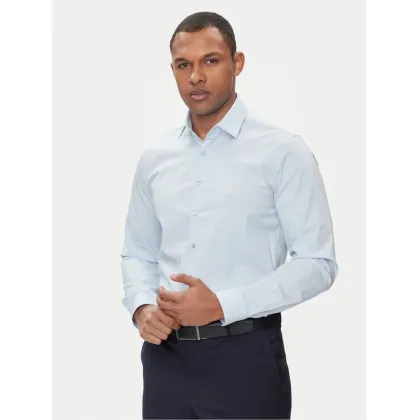 Zdjęcie Calvin Klein Koszula Geometric Print K10K112609 Niebieski Slim Fit