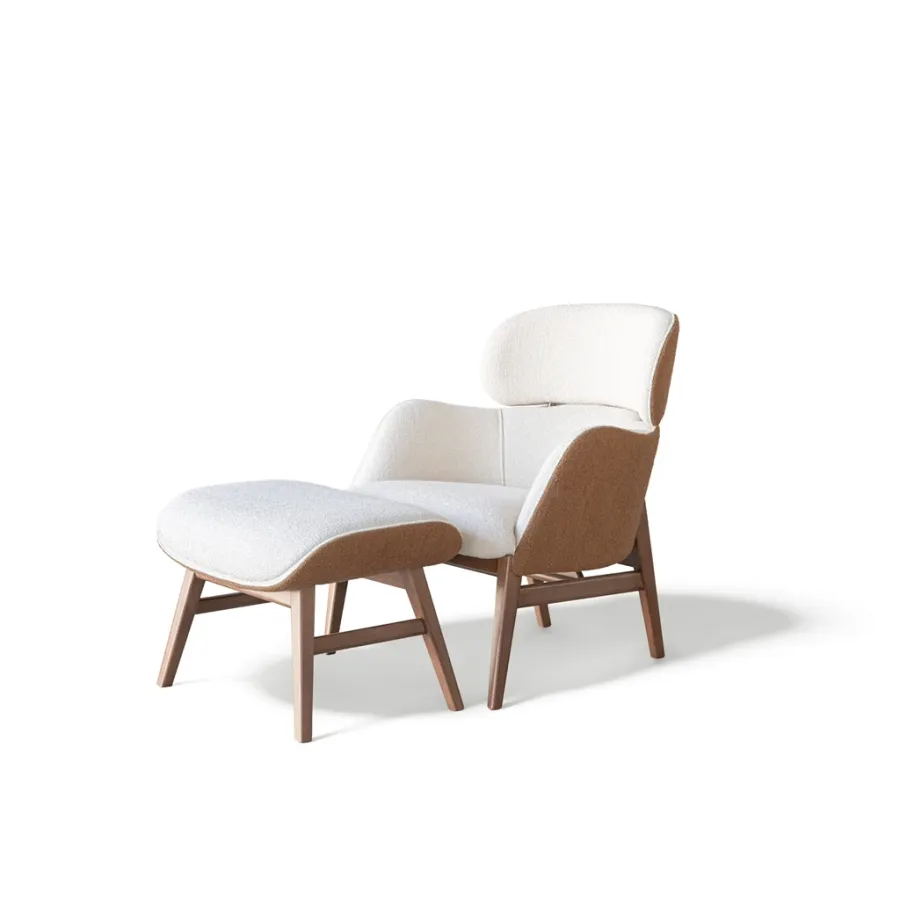 obrazek 3 Elegancki podnóżek do salonu lub sypialni - prosto z Włoch