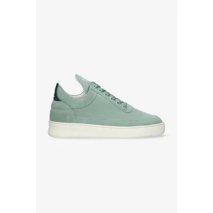 Zdjęcie Filling Pieces sneakersy zamszowe Low Top Suede 10122792080 kolor zielony