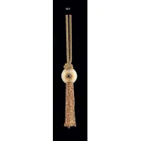 Zdjęcie Stylowy frędzel z kryształu górskiego z białą kością - Il Paralume Marina