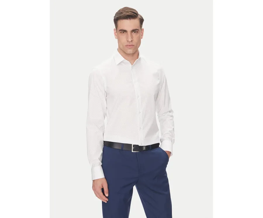 obrazek 1 Calvin Klein Koszula LV019EU029 Biały Slim Fit