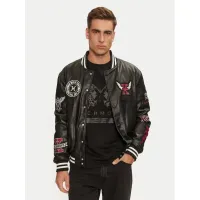 Zdjęcie Richmond X Kurtka z imitacji skóry Meleb UMA24217GB Czarny Regular Fit