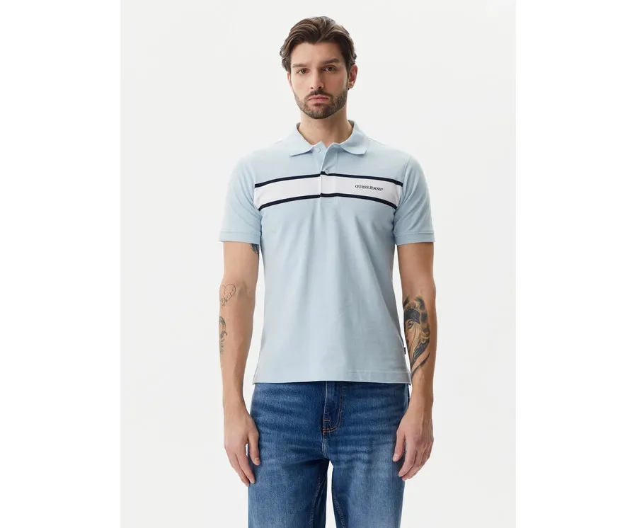 obrazek 1 Guess Jeans Polo M5GP29 KCJV1 Błękitny Regular Fit