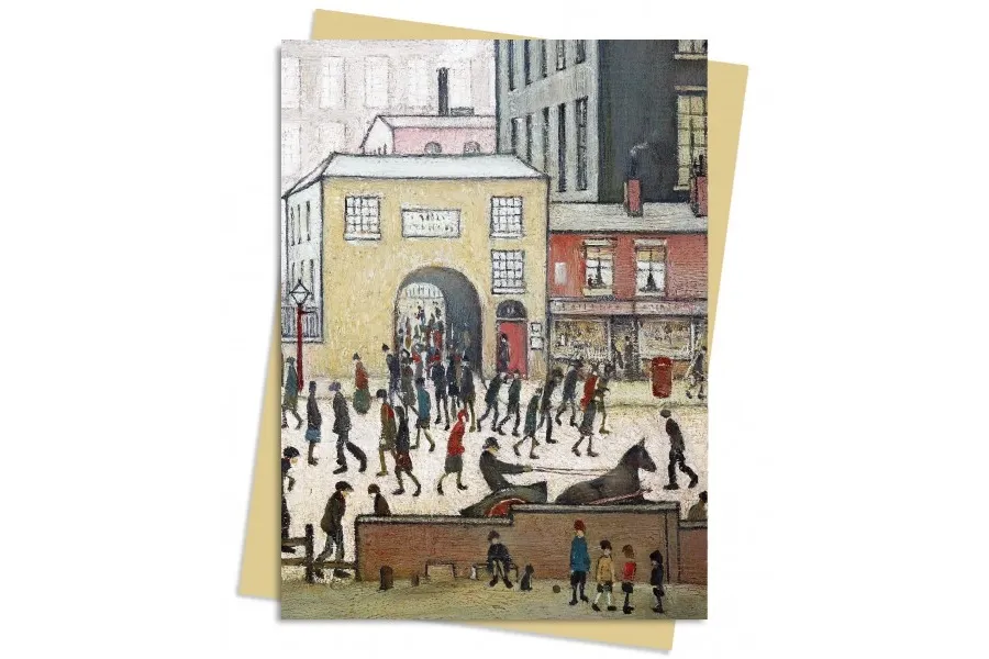 obrazek 1 Pakiet kartek na życzenia (L.S. Lowry: Idąc z młyna) - Flame Tree Publishing