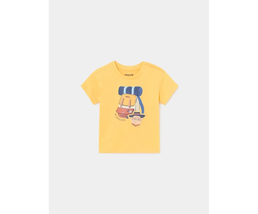 obrazek 1 Mayoral T-Shirt 1020 Żółty Regular Fit