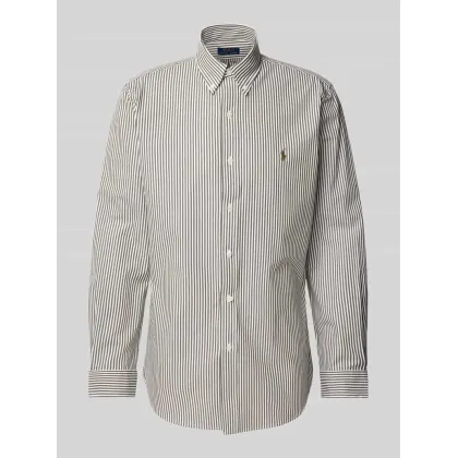 Zdjęcie Koszula casualowa o kroju slim fit z kołnierzykiem typu button down