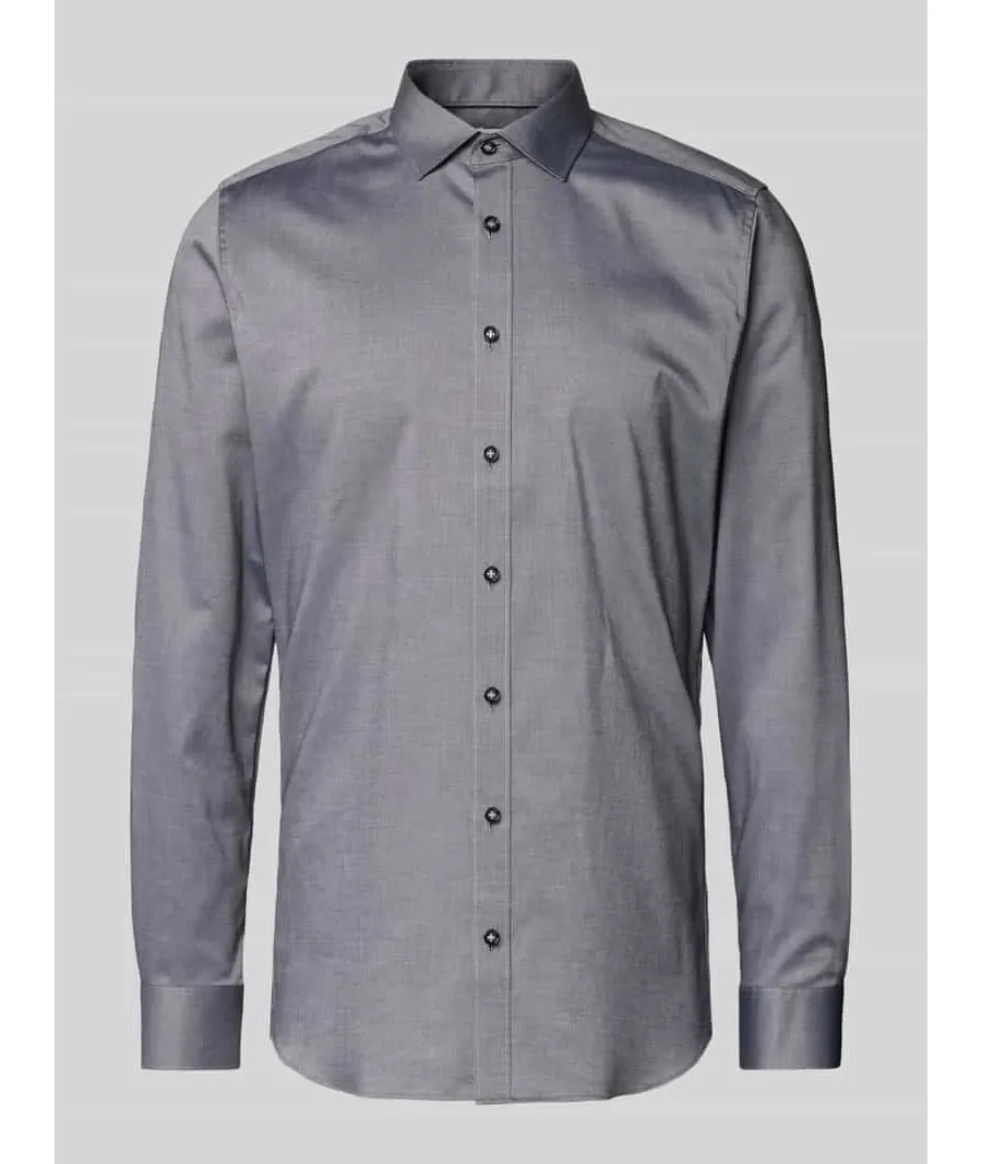 obrazek 1 Koszula biznesowa o kroju slim fit z listwą guzikową