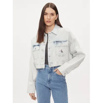 Zdjęcie Calvin Klein Jeans Kurtka jeansowa J20J222874 Niebieski Oversize
