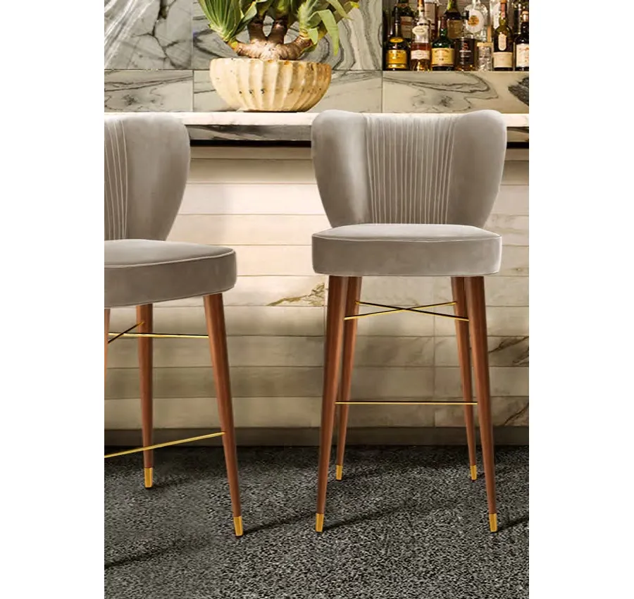 picture 7 Exclusive upholstered bar stool - Ottiu