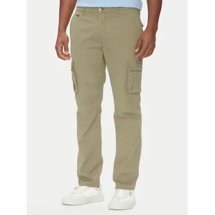 Zdjęcie Aeronautica Militare Spodnie materiałowe 251PA1329CT2443 Khaki Regular Fit