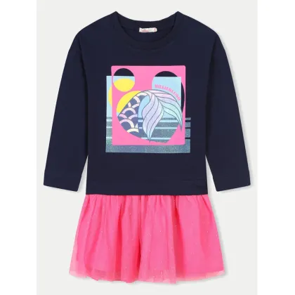 Zdjęcie Billieblush Sukienka dzianinowa U20508 Granatowy Regular Fit