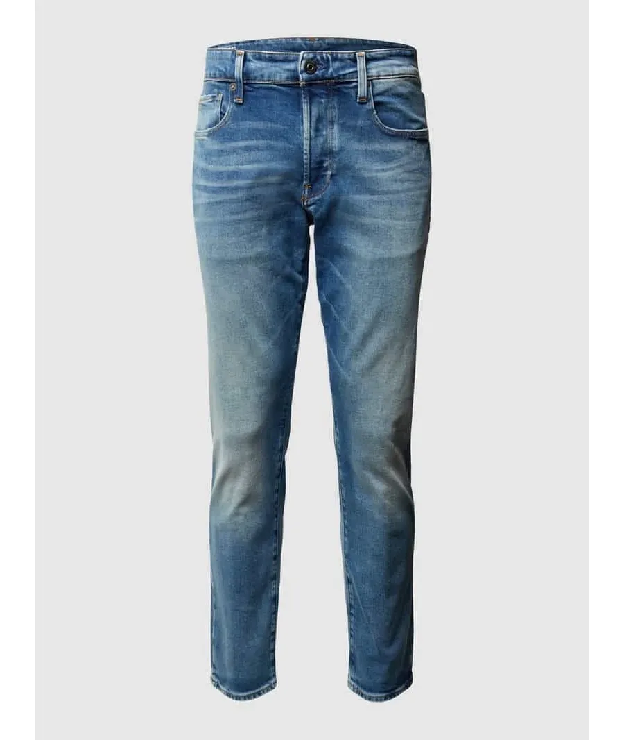 obrazek 1 Jeansy o kroju straight fit z 5 kieszeniami
