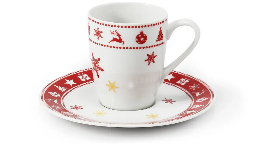 obrazek 1 Ekskluzywna filiżanka do espresso ze spodkiem z kolekcji Christmas dreaming – Leander