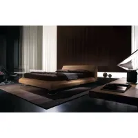 Picture A stylish bedroom bed in a modern style
