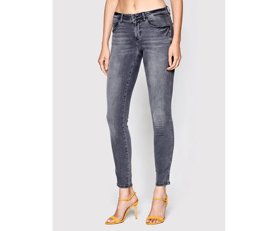 obrazek 1 Guess Jeansy W2YAJ2 D4PZ2 Szary Skinny Fit