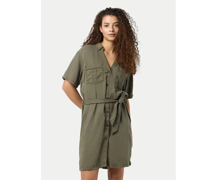 obrazek 1 Noisy May Sukienka koszulowa Nera 27033063 Zielony Relaxed Fit