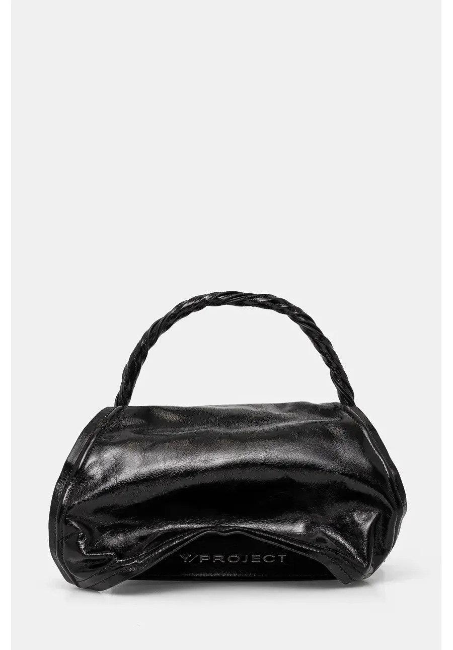 obrazek 1 Y/Project torebka skórzana WIRE BAG kolor czarny 620BA007