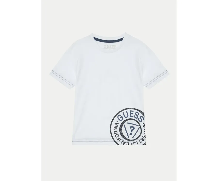 obrazek 1 Guess T-Shirt N5RI15 K8HM4 Biały Regular Fit