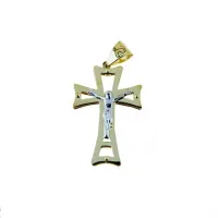Picture Luxurious gold cross with Christ from an Italian manufacturer