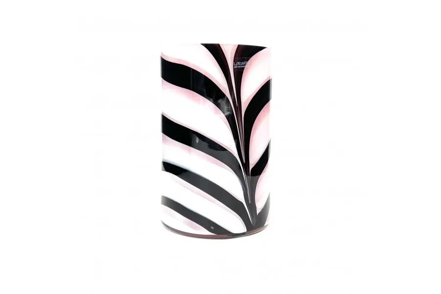obrazek 2 Elegancki wazon z włoskiego szkła z motywem zebry - stylowy prezent dla kobiety