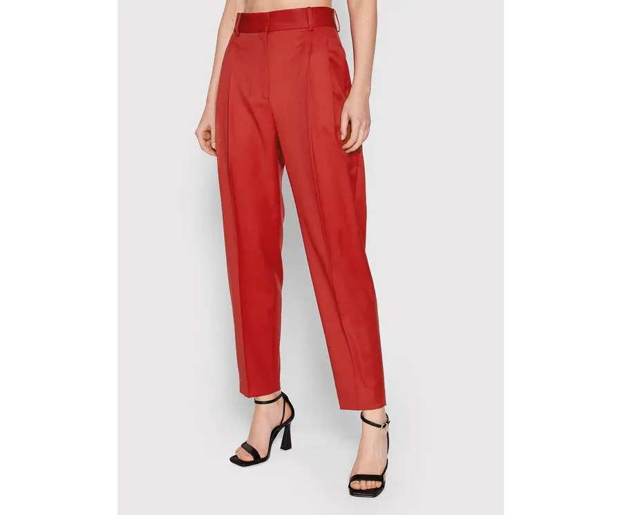 obrazek 1 Fabiana Filippi Chinosy PAD272W355 Czerwony Regular Fit
