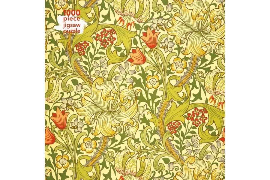 obrazek 1 Puzzle dla dorosłych Galeria William Morris: Złota lilia - Flame Tree Publishing