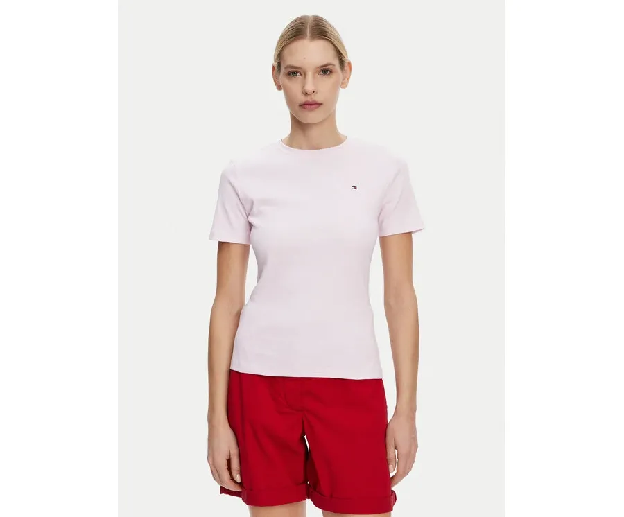 obrazek 1 Tommy Hilfiger T-Shirt New Cody WW0WW40587 Różowy Regular Fit