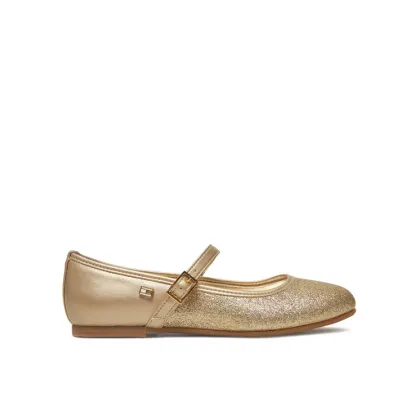 Zdjęcie Tommy Hilfiger Baleriny Ballerina T4A3-33930-0572 S Złoty