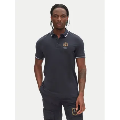 Zdjęcie Aeronautica Militare Polo 251PO1850P191 Granatowy Slim Fit