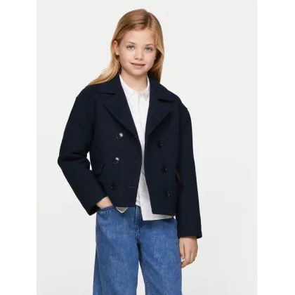 Zdjęcie Tommy Hilfiger Płaszcz przejściowy KG0KG08053 Granatowy Regular Fit