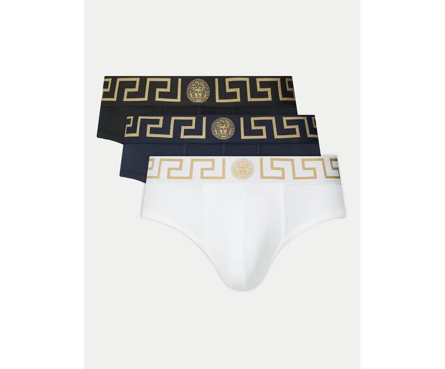obrazek 1 Versace Komplet 3 par slipów AU10327 1A10011 Kolorowy