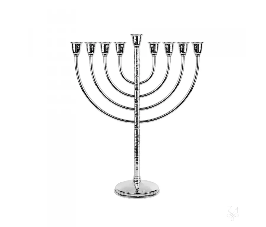 obrazek 1 Srebrna menora Tel Aviv o nowoczesnym designie - Zaramella Argenti