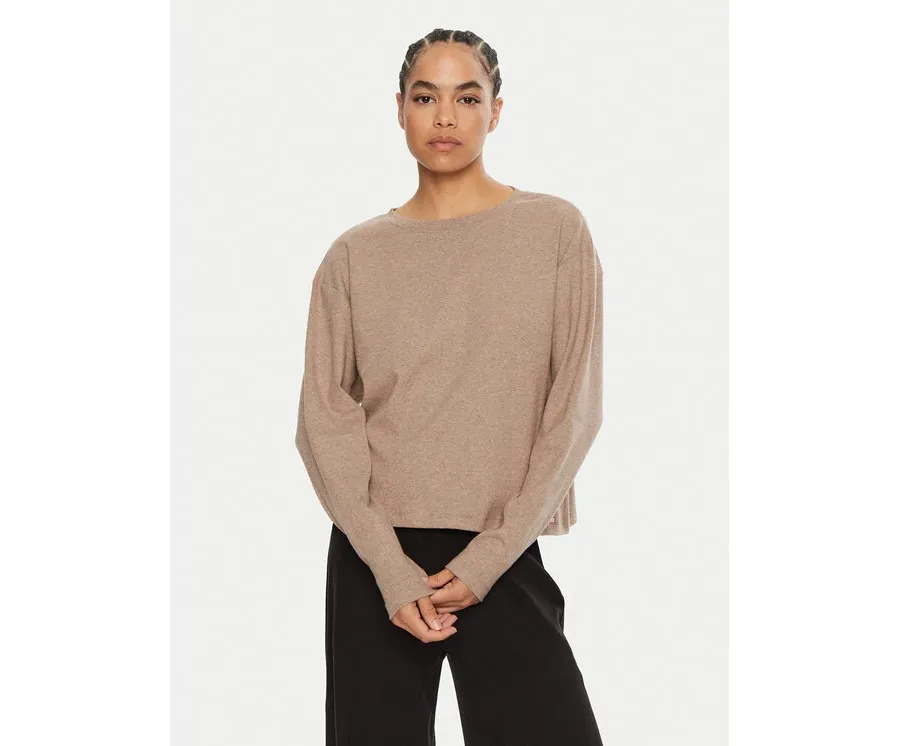 obrazek 1 Guess Bluzka O4BP01 KCHZ2 Brązowy Regular Fit