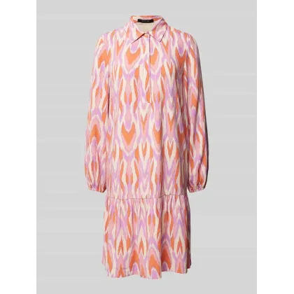 Zdjęcie Sukienka koszulowa o długości do kolan z wiskozy