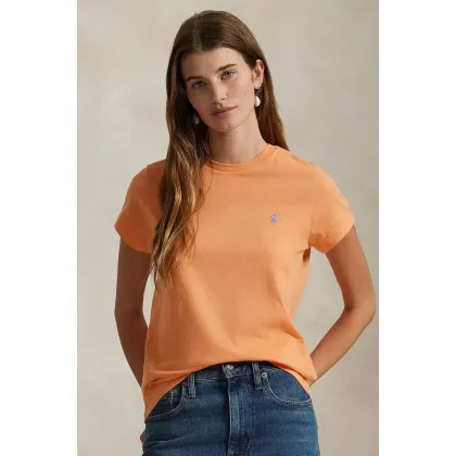 Zdjęcie Polo Ralph Lauren t-shirt bawełniany damski kolor pomarańczowy 211898698