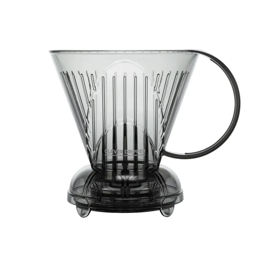 obrazek 1 Clever Dripper L translucent gray zaparzacz przeźroczysty szary + filtry (100szt.) CLEVER