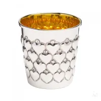 Picture A mug with heart-shaped decoration for a child – Zaramella Argenti