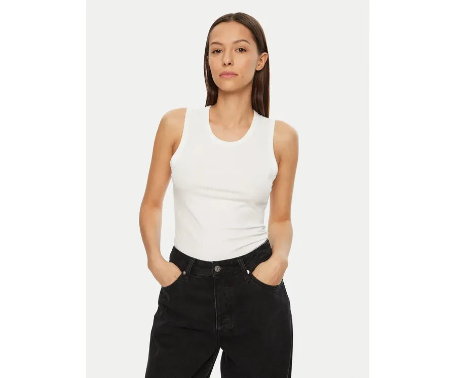 obrazek 1 Calvin Klein Top K20K208054 Biały Slim Fit