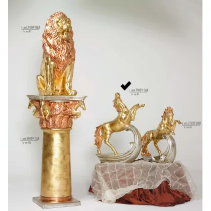 Picture An unusual figure of a horse in motion - Valle d'oro Patchi